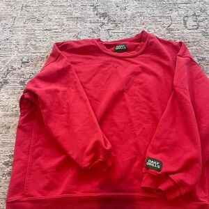 Daily Drills Red Crewneck